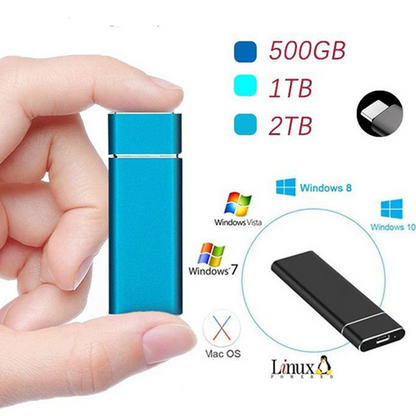 Zewnętrzny Dysk Twardy - Ultraszybka Przenośna Pamięć Masowa z Wydajnością USB 3.2 / SSD