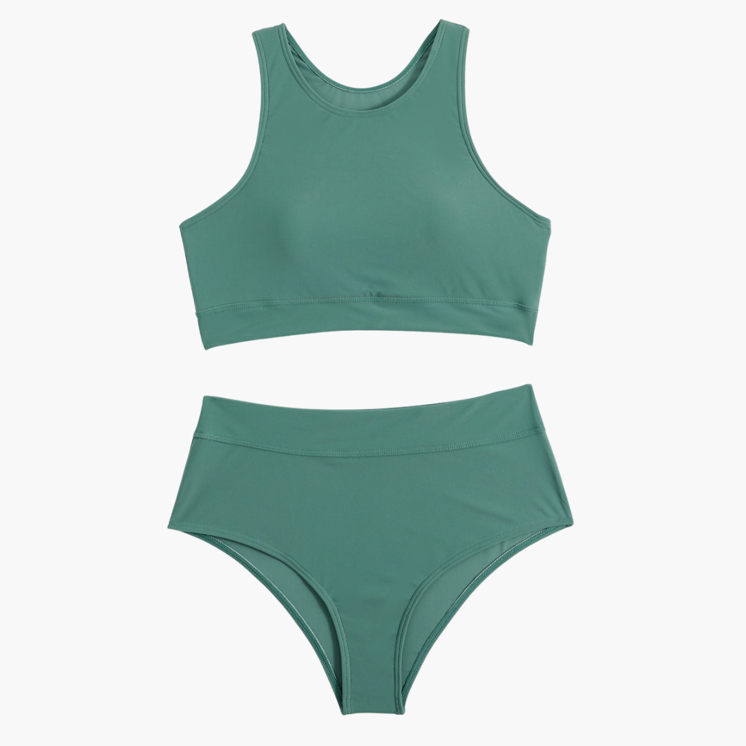 Dámská sportovní sada bikini | Tréninkové plavky bustier