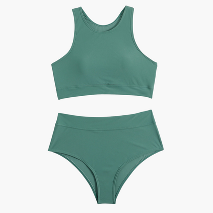 Dámská sportovní sada bikini | Tréninkové plavky bustier