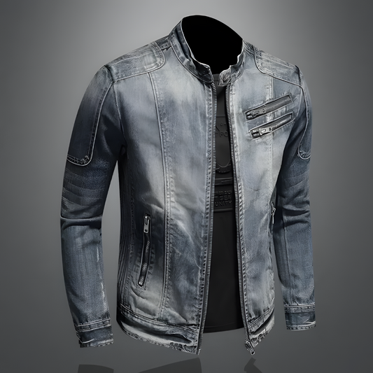 Chaqueta vaquera masculina de estilo retro