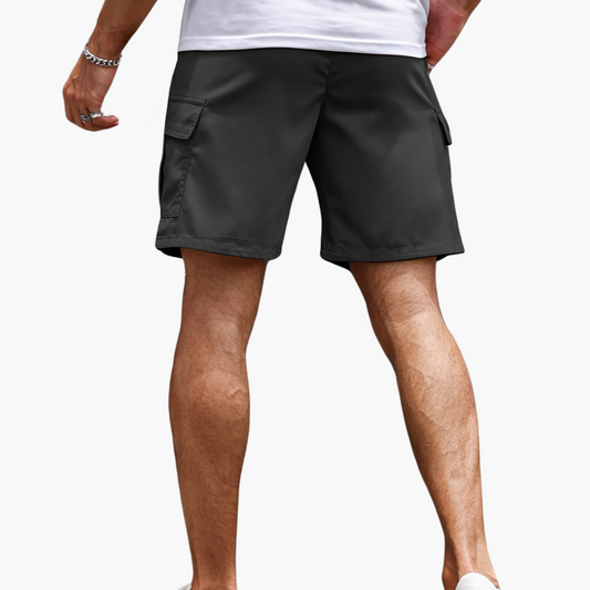 Pantalones Cortos Cargo para Hombre | Pantalones Cortos Casual con Múltiples Bolsillos Utilitarios