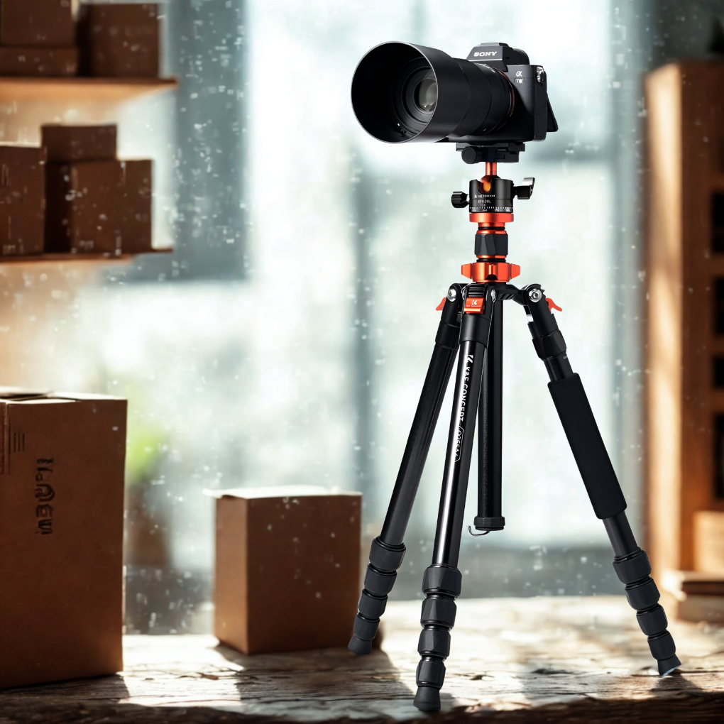 1.7m (67 Inch) Aluminum Portable Camera Tripod | Lightweight and Compact
