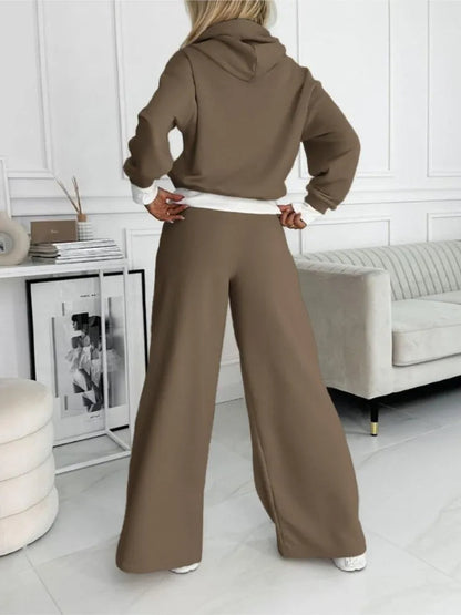 Conjunto de descanso elegante de dos piezas para correr para mujer