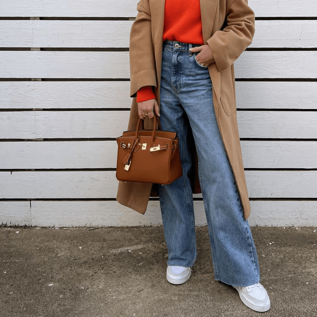 Zara | Duża skórzana torebka damska