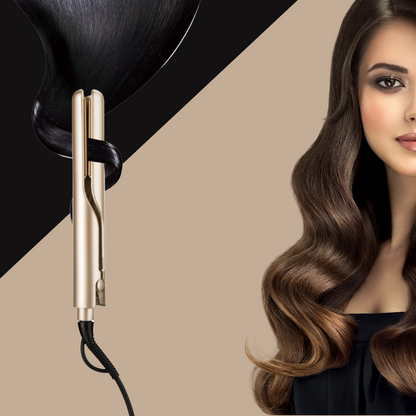 Women's 2-in-1 Ceramic Hair Styler | Curling and Straightening Tool