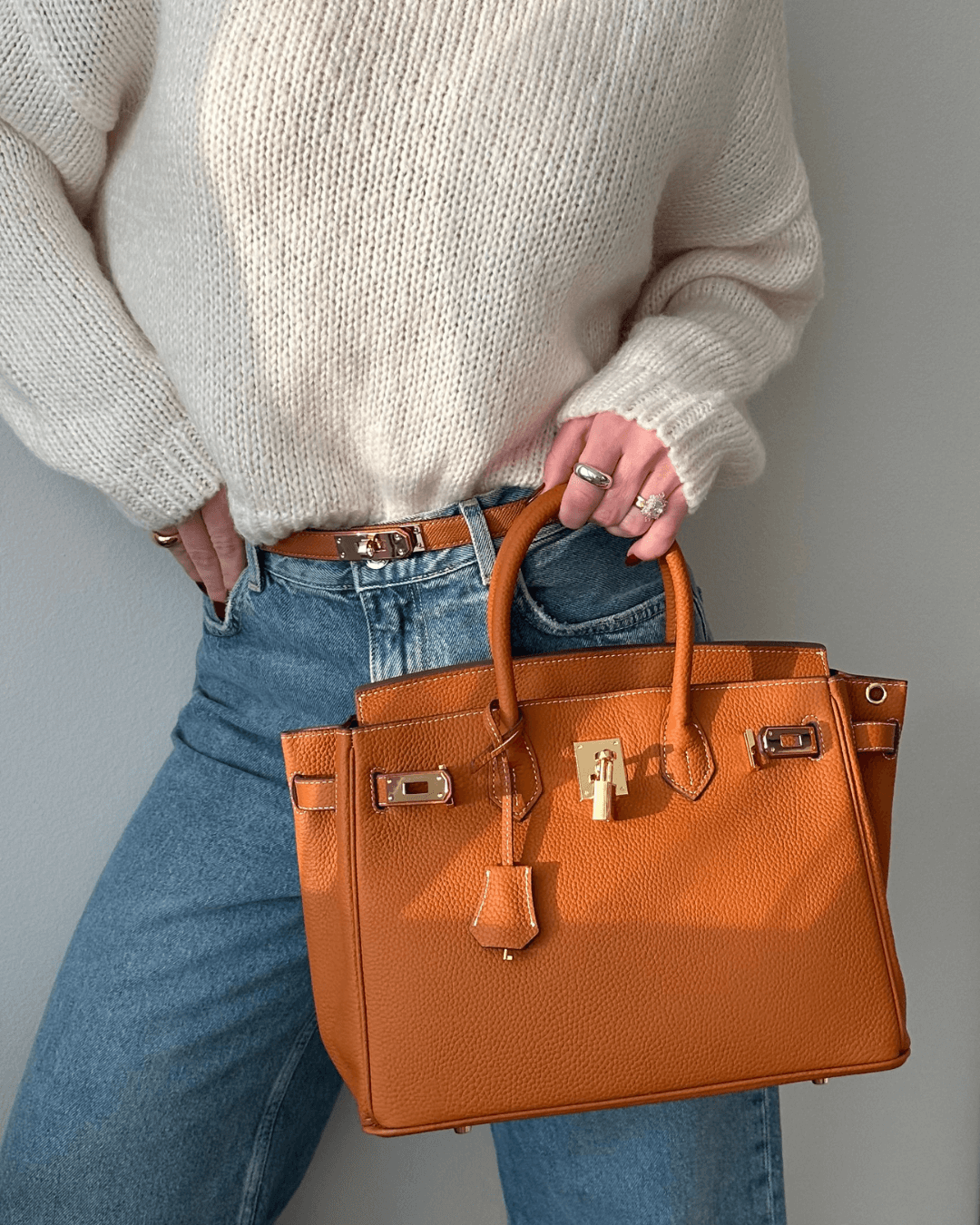 Zara | Duża skórzana torebka damska