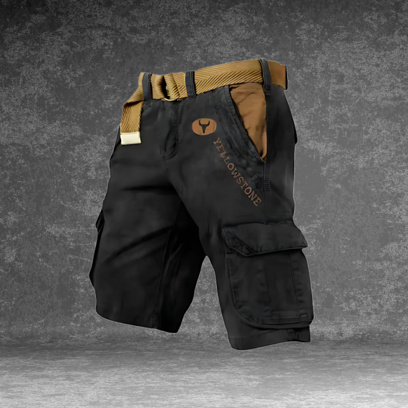 Pantalones Cortos Cargo para Hombre | Estilo Utilitario con Múltiples Bolsillos