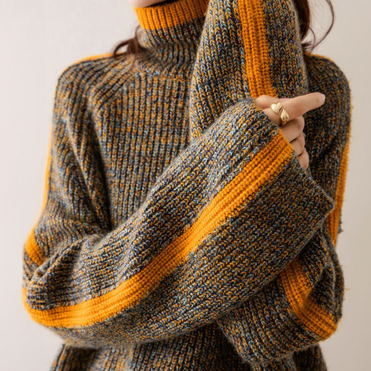 Women's Knitted Turtleneck Sweater
