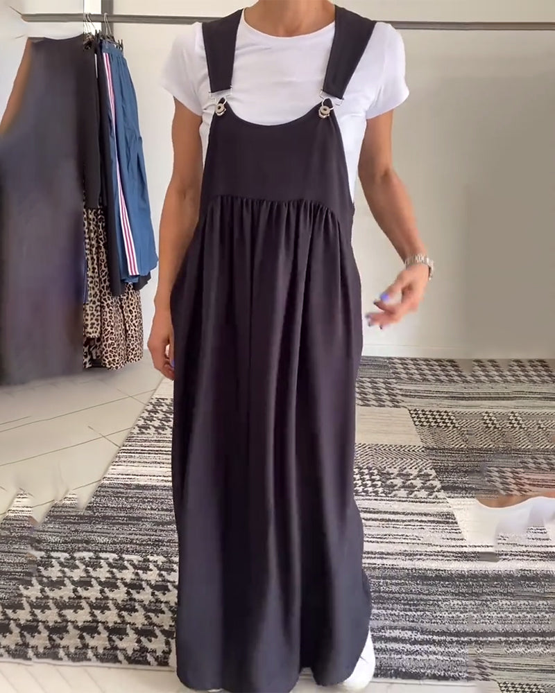 Abito da donna con spalline | Silhouette casual e rilassata