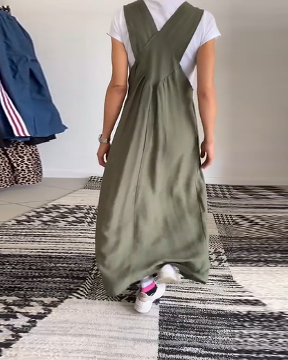 Abito da donna con spalline | Silhouette casual e rilassata