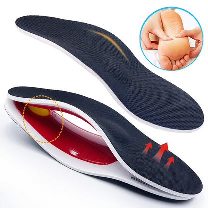 Semelles 3D Confort Unisexes pour Chaussures | Soutien Orthopédique de la Voûte Plantaire