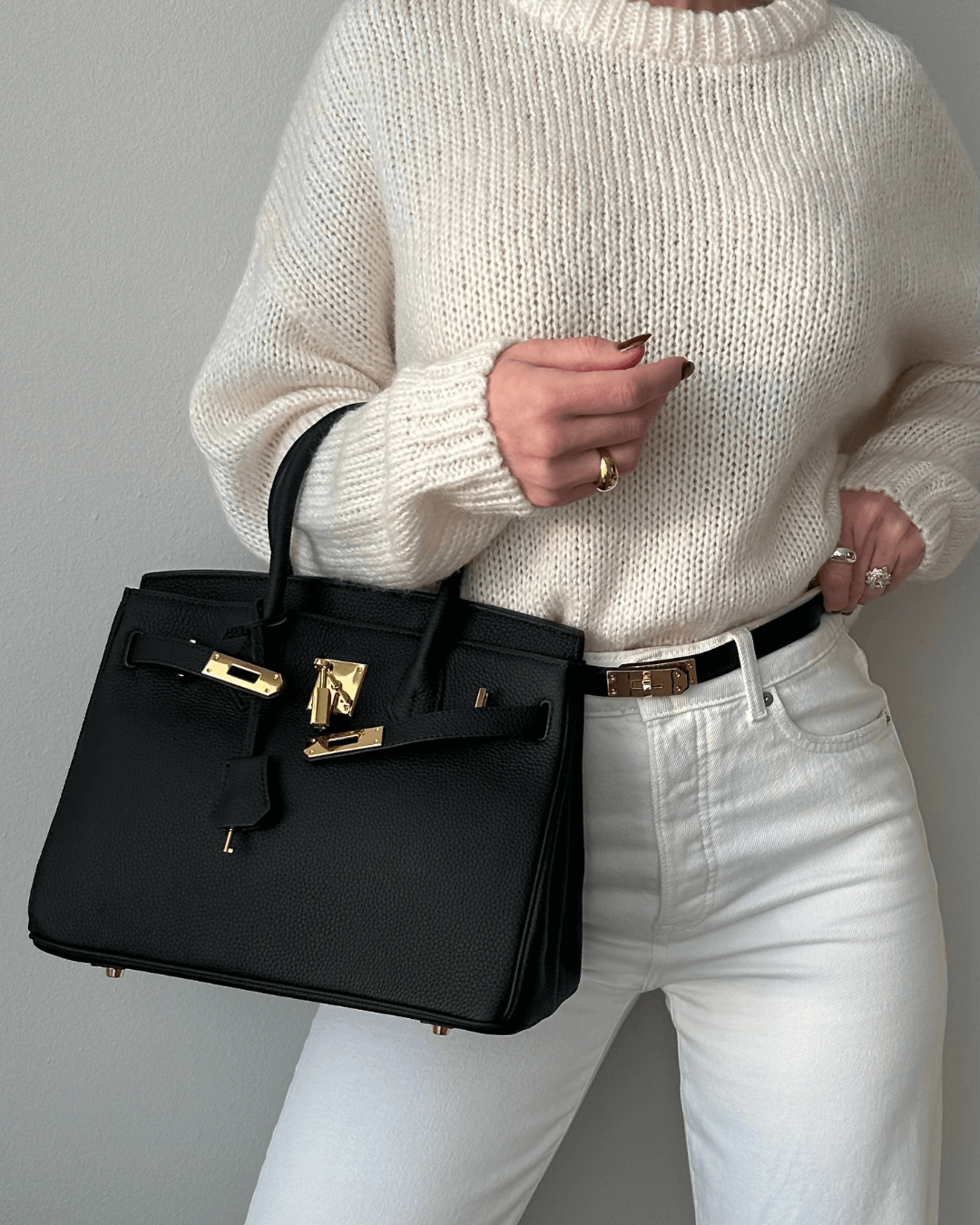 Zara | Duża skórzana torebka damska