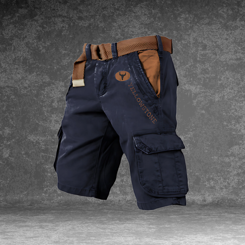 Pantalones Cortos Cargo para Hombre | Estilo Utilitario con Múltiples Bolsillos