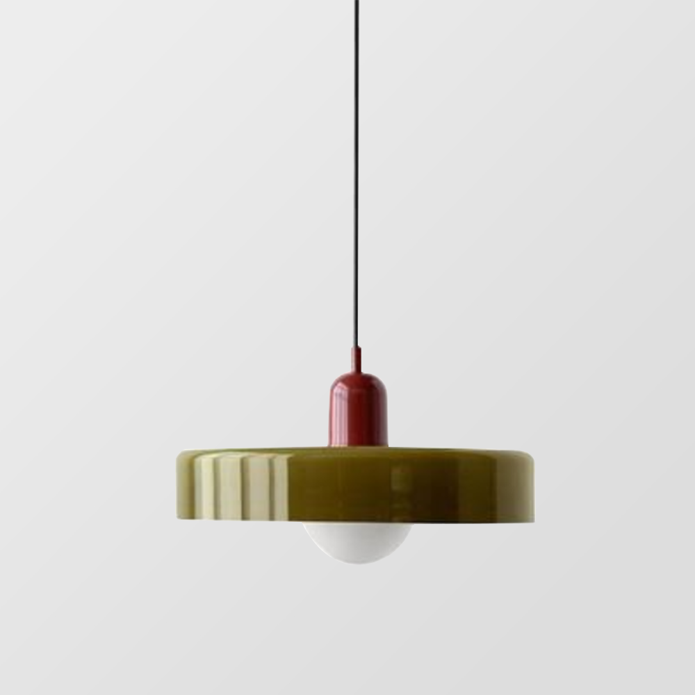 Miklon | Kolorowa lampa wisząca w stylu Bauhaus
