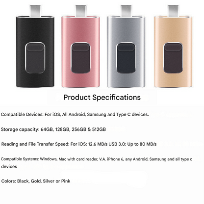 Pamięć USB DataVault 4 w 1