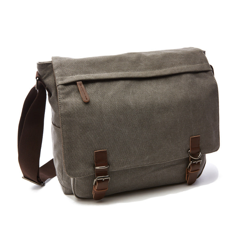 Sac d'épaule en toile pour homme | Sac quotidien robuste
