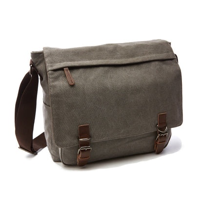 Sac d'épaule en toile pour homme | Sac quotidien robuste