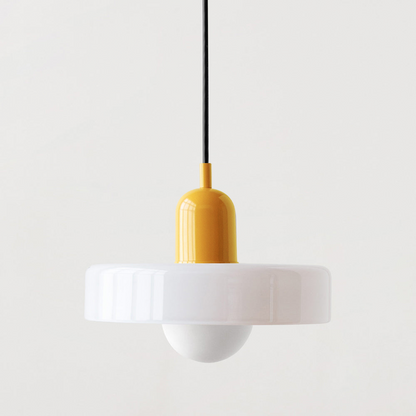 Miklon | Kolorowa lampa wisząca w stylu Bauhaus