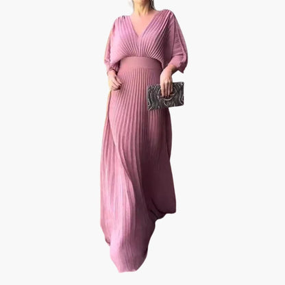 Damska Maxi Weselnego Gościa Sukienka | Elegancka Formalny wieczorowa Sukienka