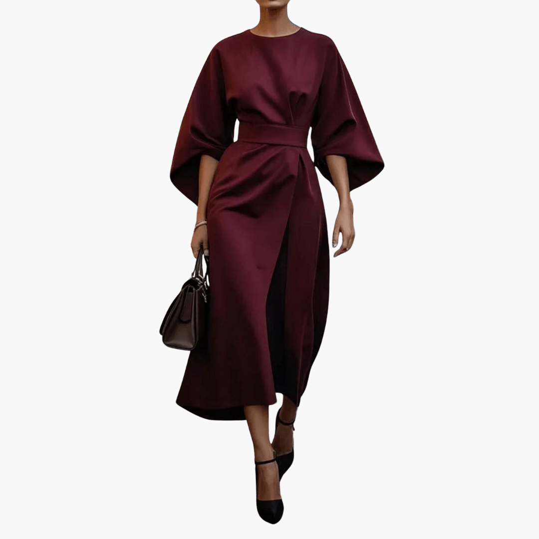 Vestido de mujer con mangas anchas | Estilo elegante