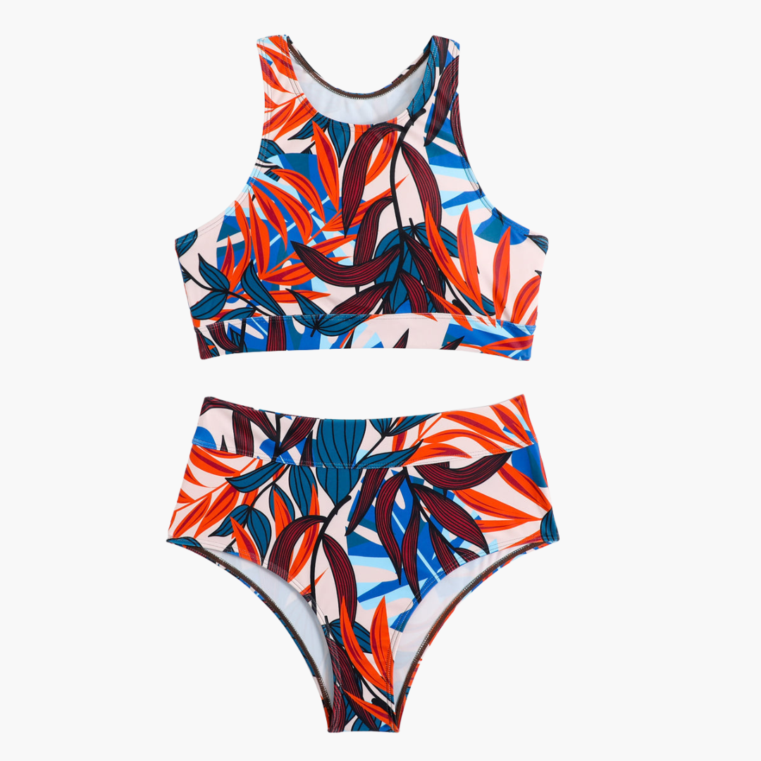 Dámská sportovní sada bikini | Tréninkové plavky bustier