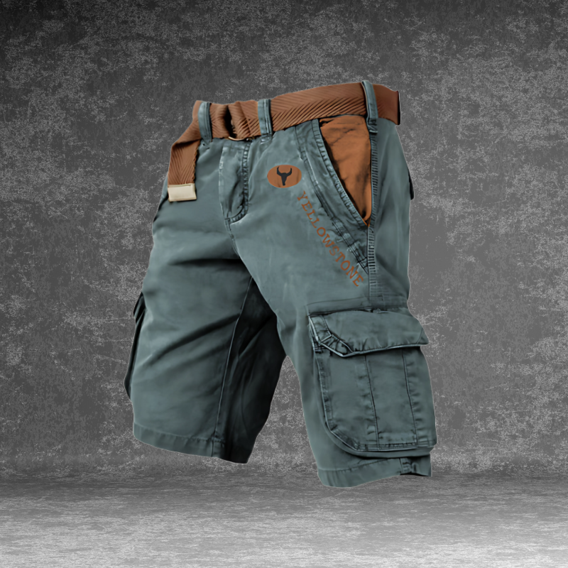 Pantalones Cortos Cargo para Hombre | Estilo Utilitario con Múltiples Bolsillos