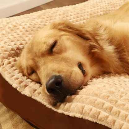 Culcuș pentru câini ComfyCanine | Susținere fermă, confort plușat