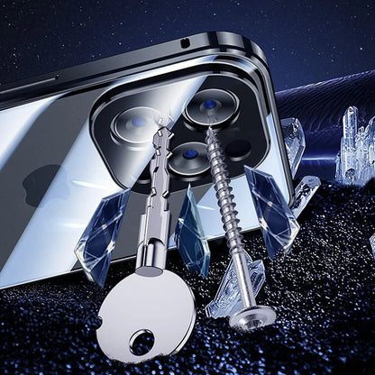 iPhone Etui ze Szkła Hartowanego | Ochrona Prywatności i Odporność na Zarysowania