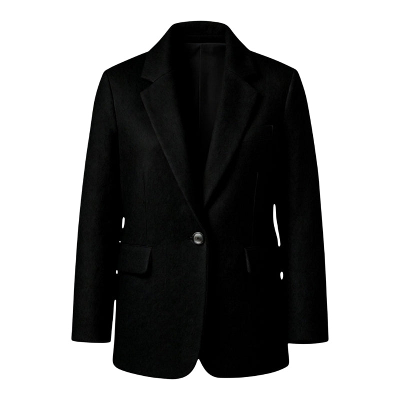 Abrigo Largo de Mujer con Botones y Bolsillos | Estilo Blazer