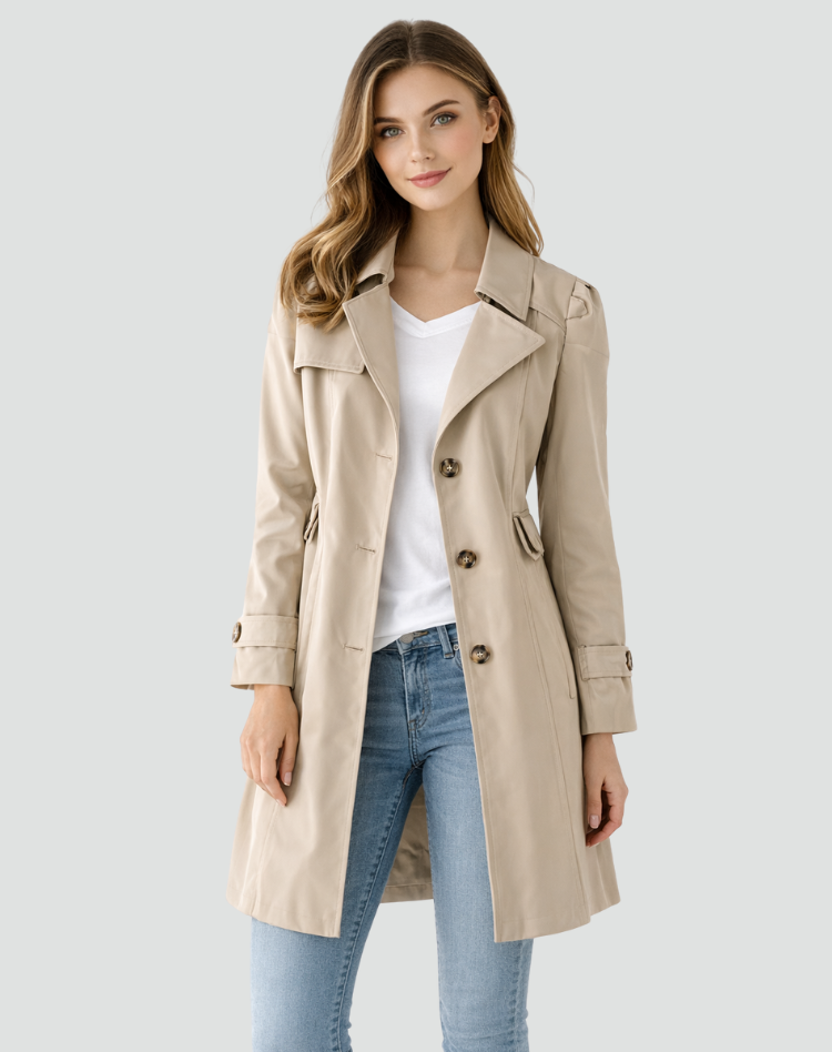 Trench da donna a taglio aderente | Look estivo