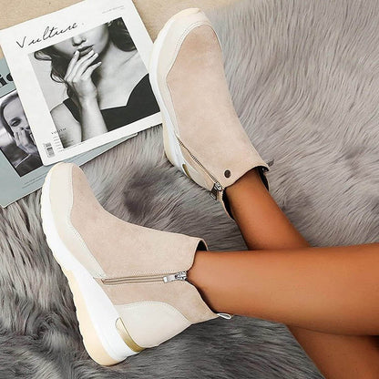 Női vízálló kényelmes bokacsizma