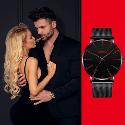 Férfi ultravékony egyszerű karóra