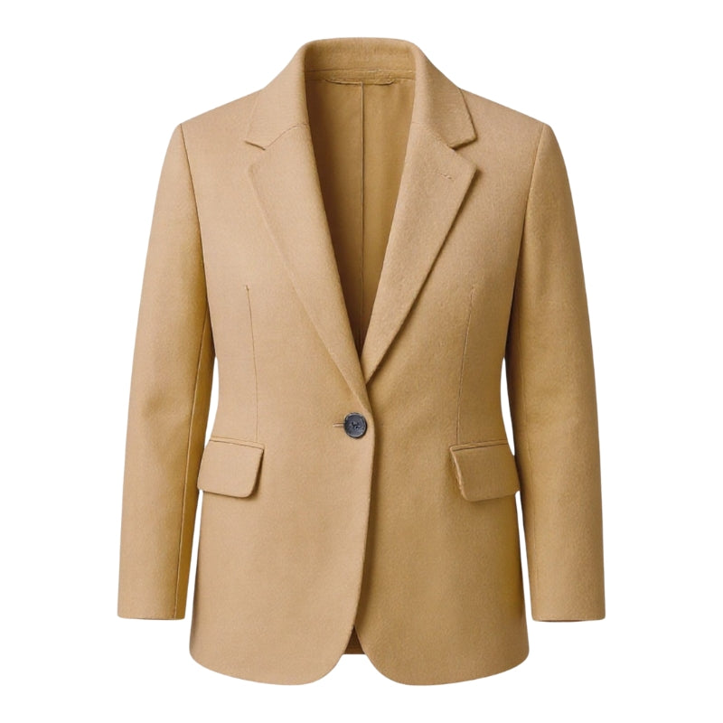 Abrigo Largo de Mujer con Botones y Bolsillos | Estilo Blazer