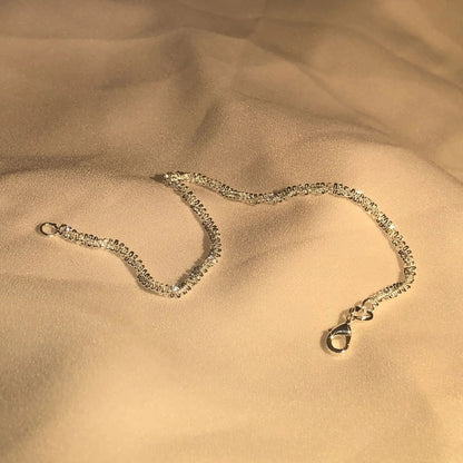 Madeleine | Srebrna Bransoletka Liquid Shine