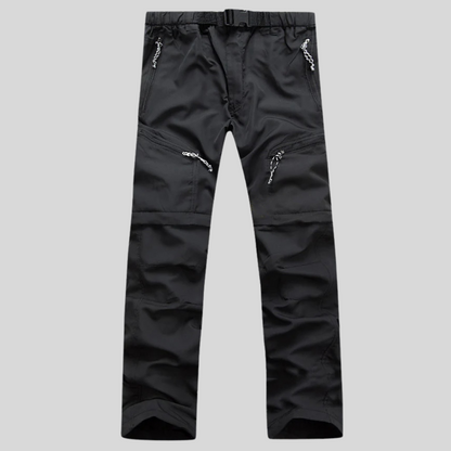 Spodnie Turystyczne 2-w-1 z Możliwością Konwersji dla Mężczyzn | Styl Cargo z Zamkiem Błyskawicznym