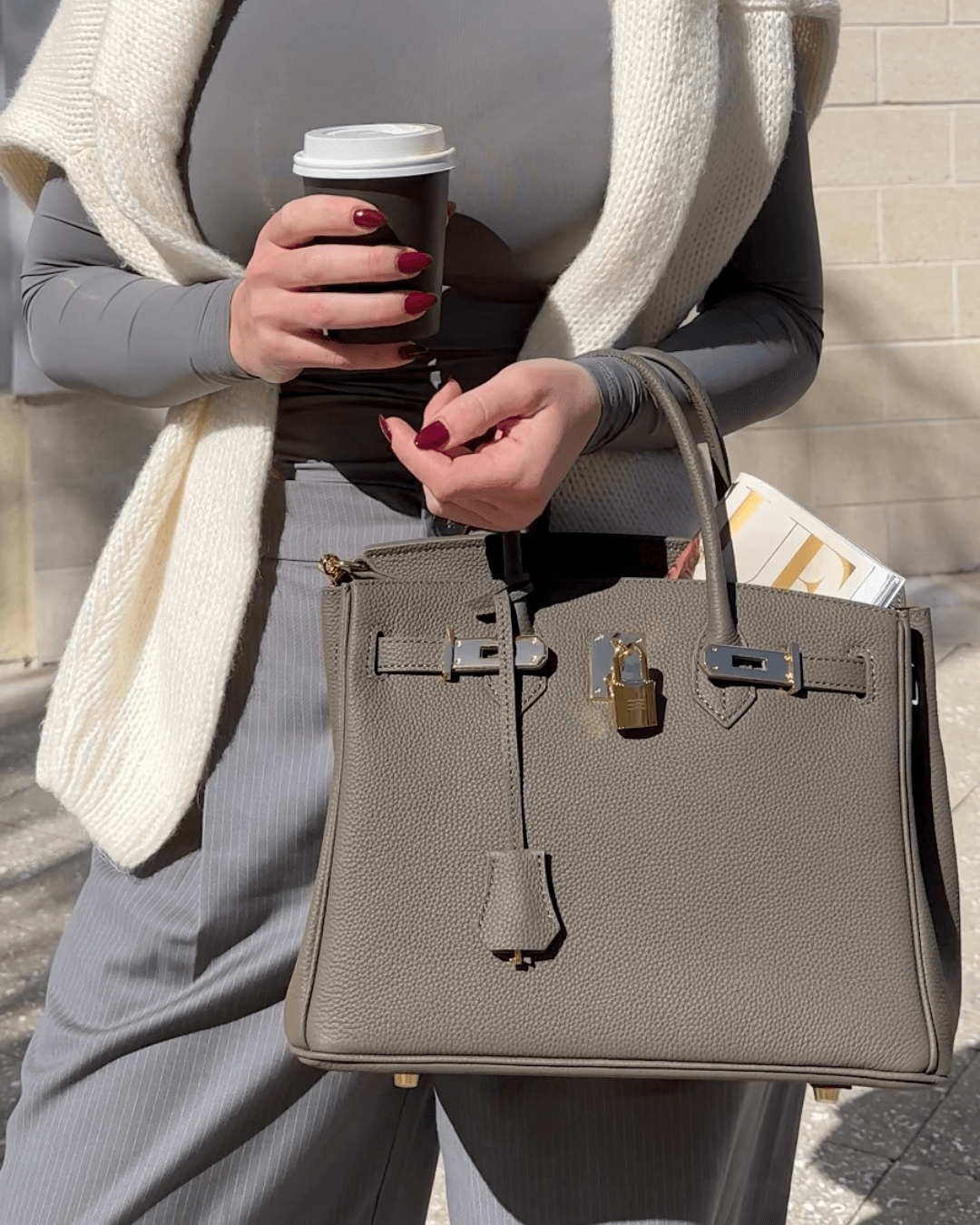 Zara | Duża skórzana torebka damska