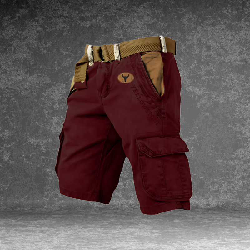 Pantalones Cortos Cargo para Hombre | Estilo Utilitario con Múltiples Bolsillos