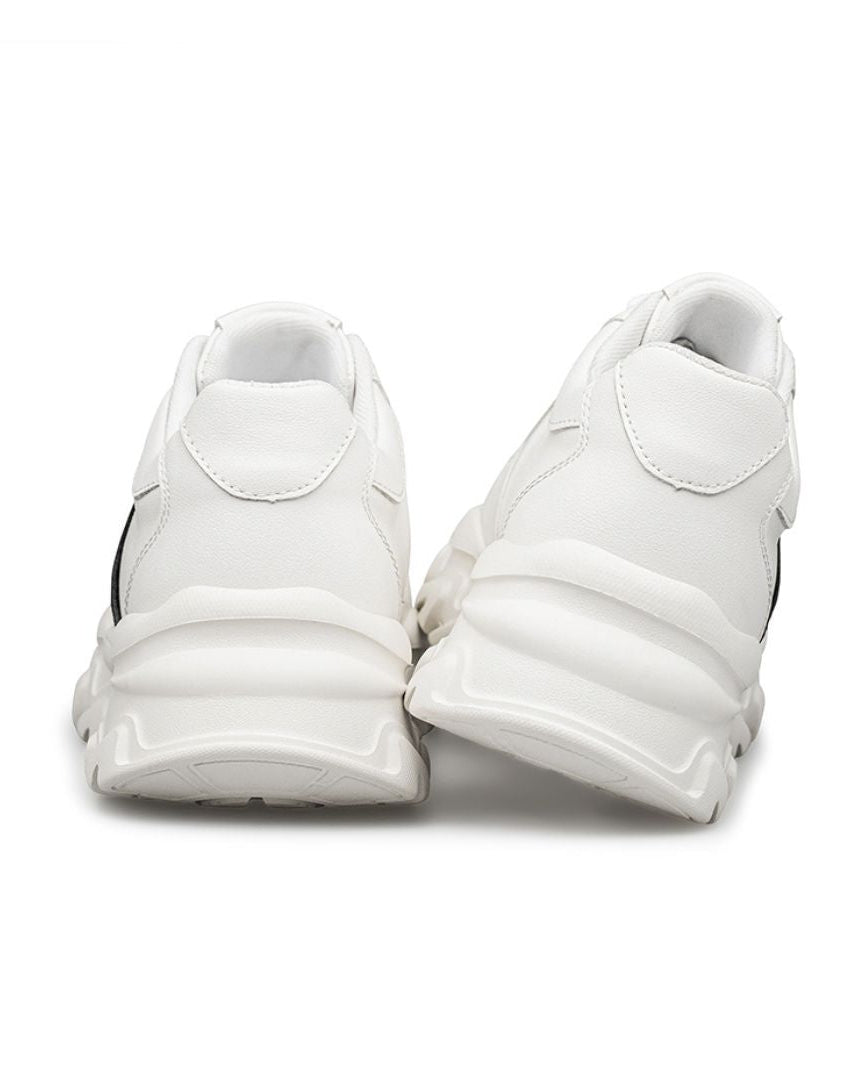 Zapatillas deportivas de mujer con plataforma oculta | Calzado cómodo que aumenta la altura
