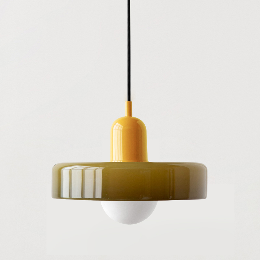 Miklon | Kolorowa lampa wisząca w stylu Bauhaus