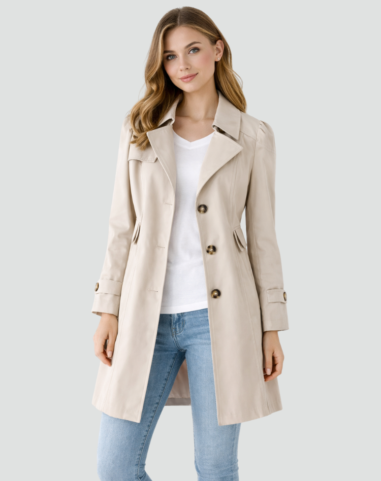 Trench da donna a taglio aderente | Look estivo