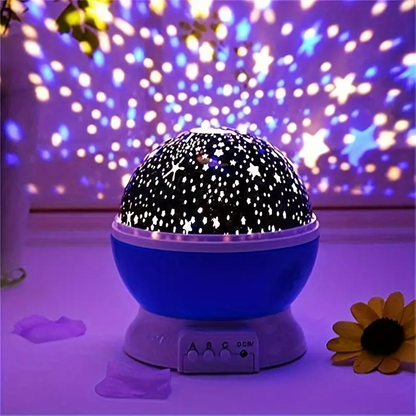 Lampka Nocna Projektora Gwiazdowego | Lampa do Sypialni Dziecięcych