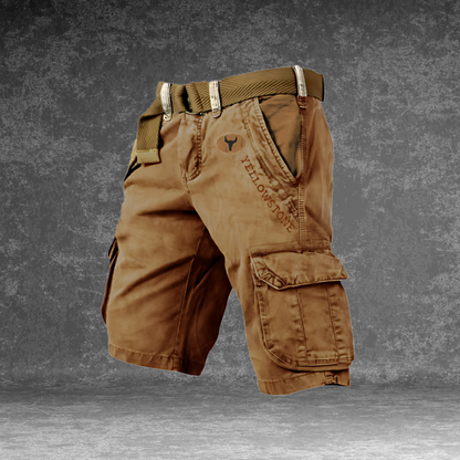 Pantalones Cortos Cargo para Hombre | Estilo Utilitario con Múltiples Bolsillos