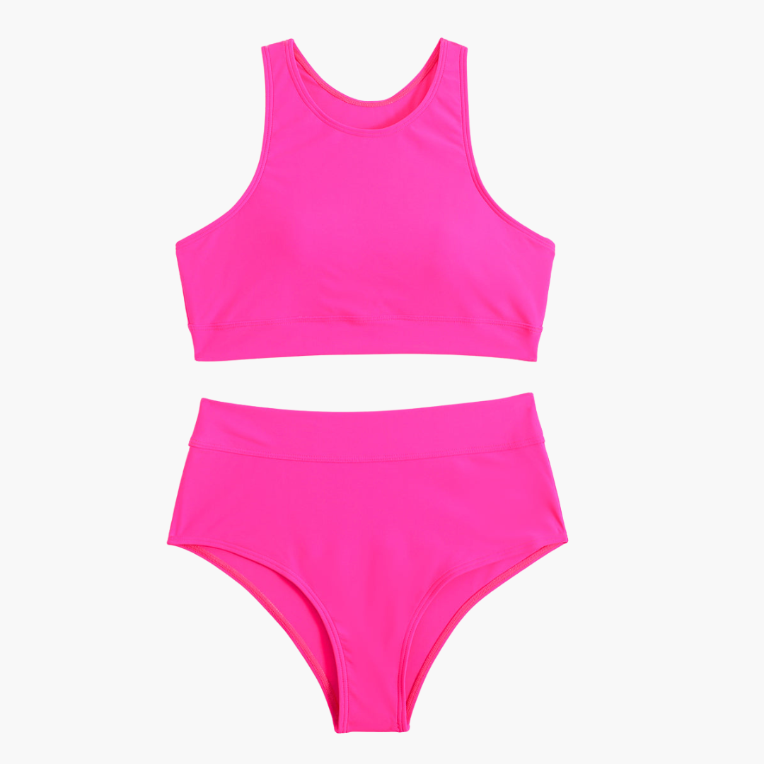 Dámská sportovní sada bikini | Tréninkové plavky bustier