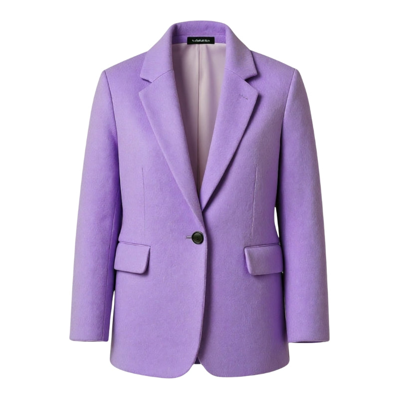 Abrigo Largo de Mujer con Botones y Bolsillos | Estilo Blazer