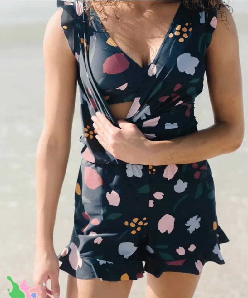Maillot de bain femme | Construit avec un soutien-gorge intégré, une pièce soutenante