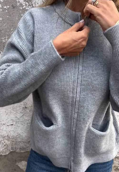 Damski Miękki Ciepły Sweter Długim Rękawem Do Noszenia Na Co Dzień