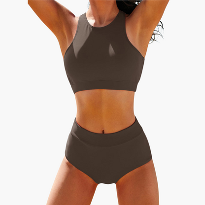 Dámská sportovní sada bikini | Tréninkové plavky bustier