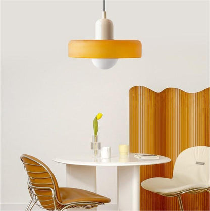 Miklon | Kolorowa lampa wisząca w stylu Bauhaus