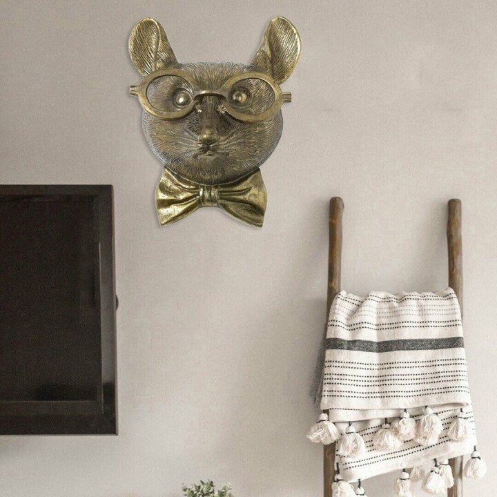 WallCritters nástěnné dekorace ve tvaru zvířecích hlav | Ručně malovaný design z pryskyřice