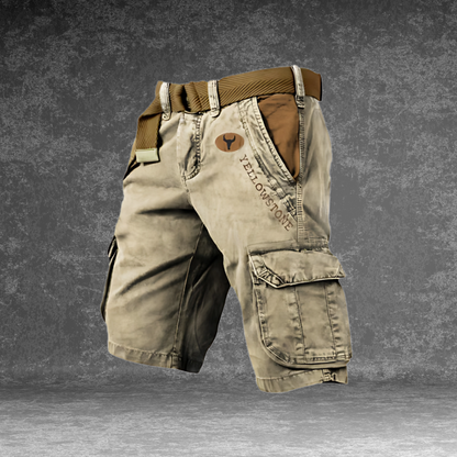 Pantalones Cortos Cargo para Hombre | Estilo Utilitario con Múltiples Bolsillos